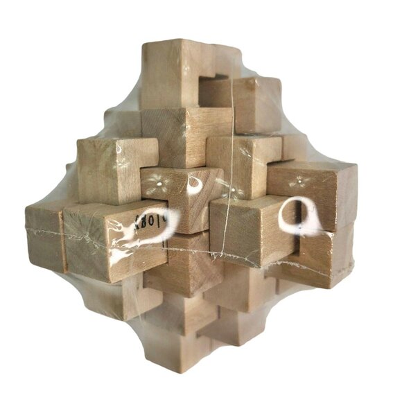 Trio of Wooden Puzzles Games Star Building Mind Games Children Adults NEW - Picture 5 of 7